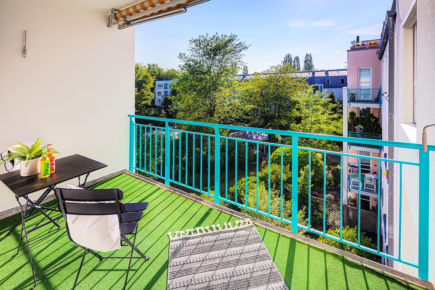 Apartamento de 3 habitaciones | München-Oberföhring | 70246 | Sonnige Südwest Loggia mit...