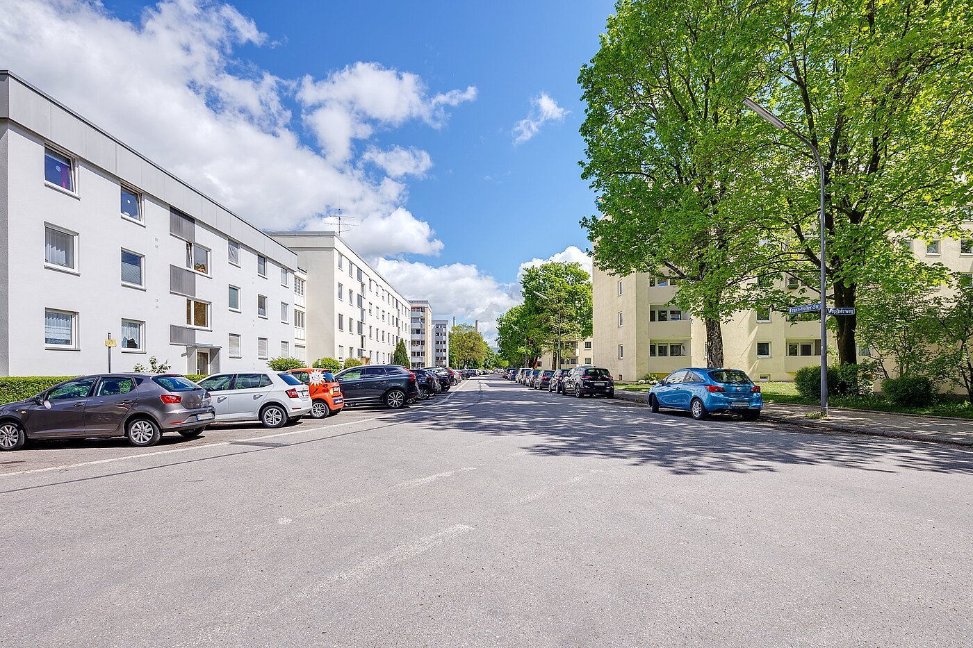 Apartamento de 1 habitación | München-Oberföhring | 2104ML2 | Blick i.d. Franz-Wolter-Straße