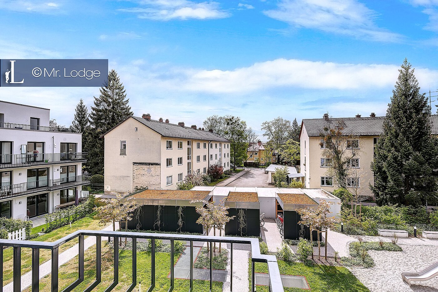 Apartamento de 2 habitaciones | München-Sendling-Westpark | 1801ML3 | Blick vom Balkon