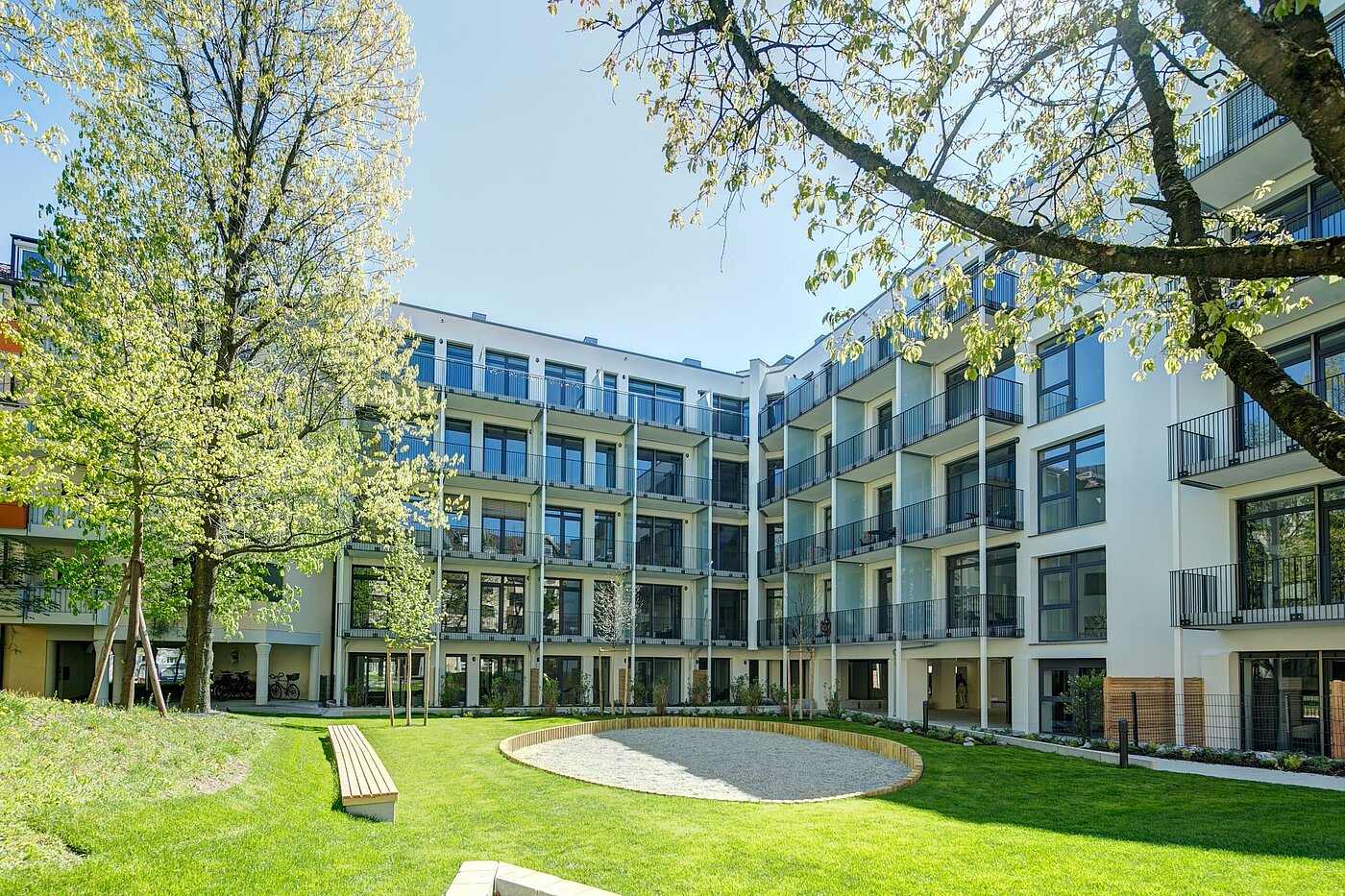 Apartamento de 1 habitación | München-Bogenhausen | 70201 | ...im Innenhof