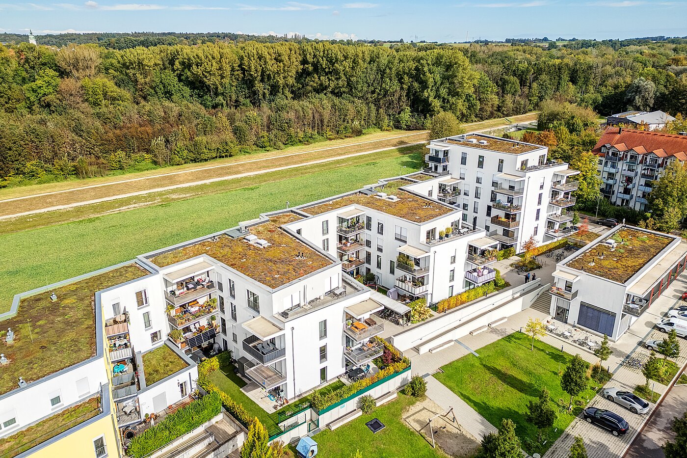 Apartamento de 2 habitaciones | Freising | 70156 | Vogelperspektive