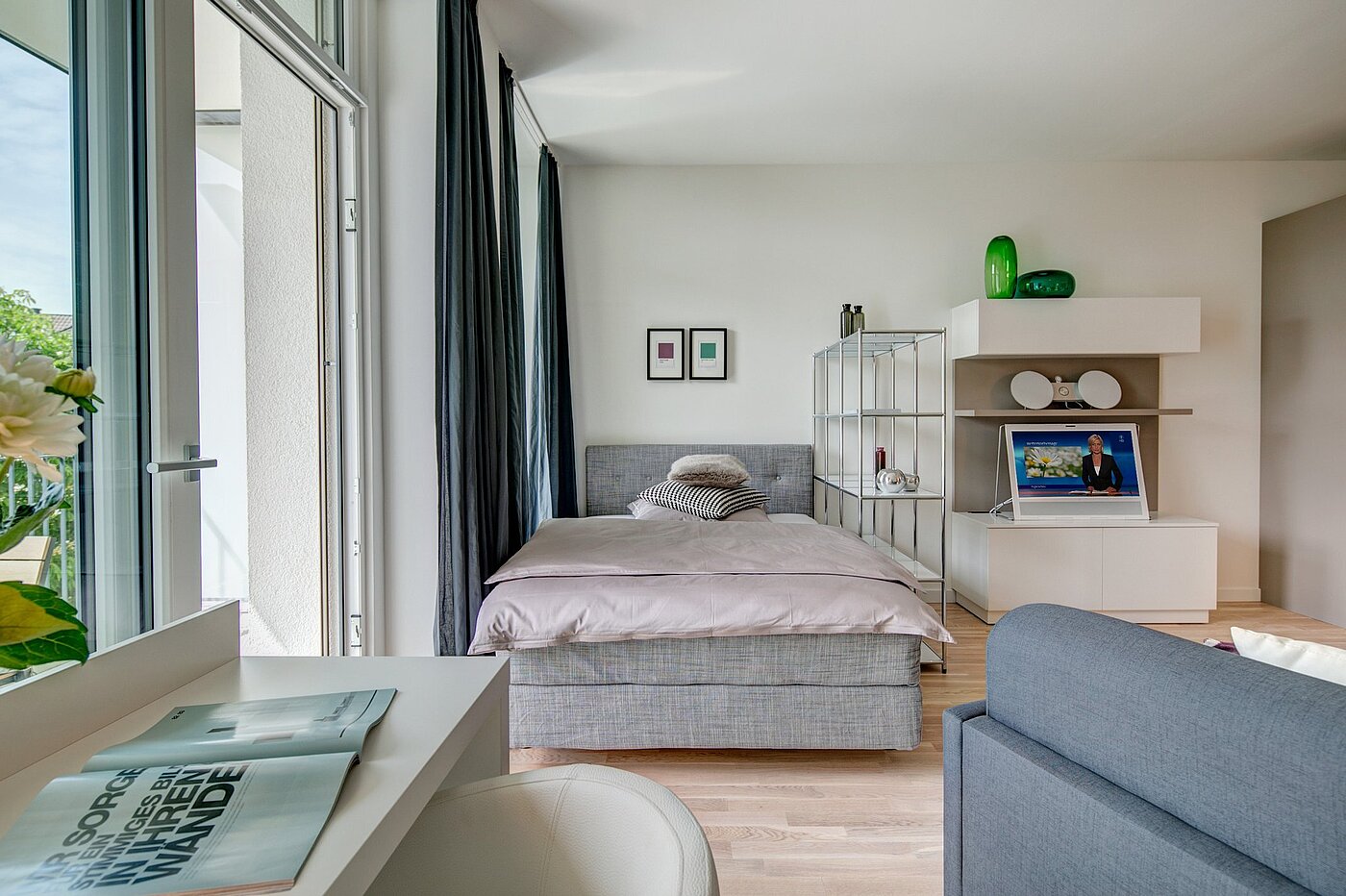 Apartamento de 1 habitación | München-Bogenhausen | 1807ML5 | ...Arbeits- und Schlafbereich