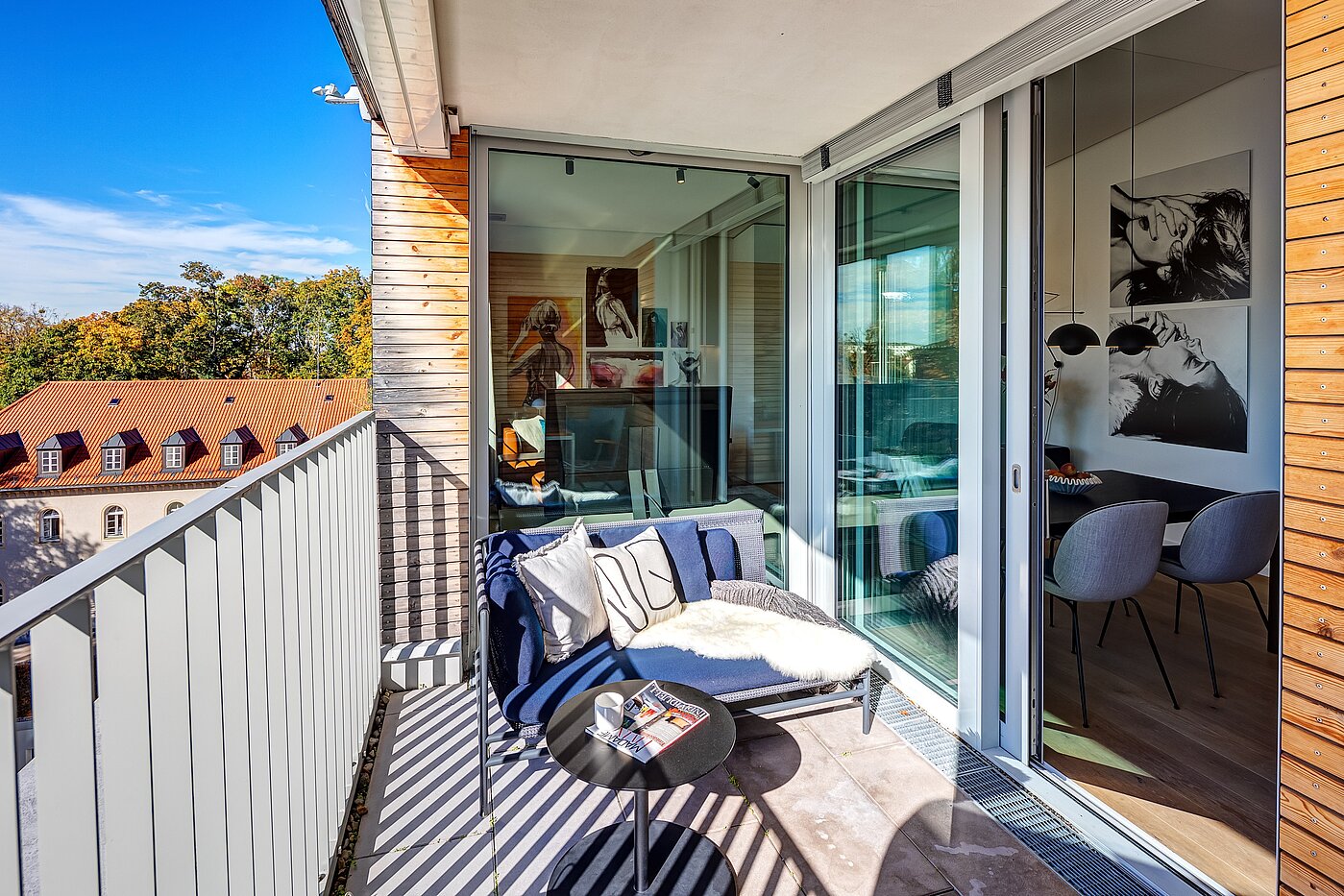 Piso ático de 2 habitaciones | München-Maxvorstadt | 701661 | ...der Süd-Loggia