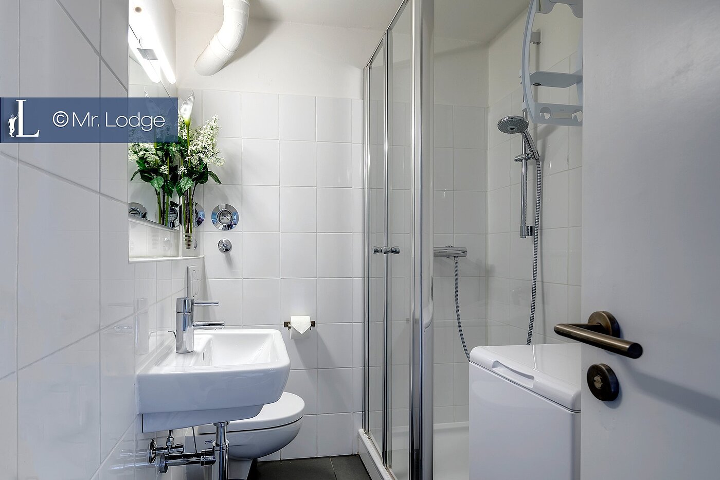 Apartamento de 1 habitación | München-Neuhausen | 1703ML9 | Bad mit Dusche