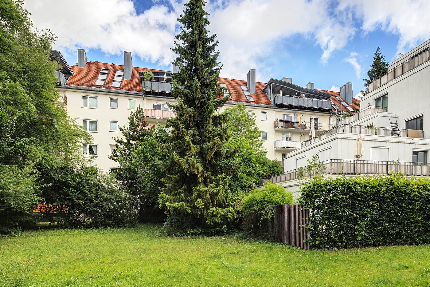 Apartamento de 1 habitación | München-Schwabing | 70454 | Gartenseite