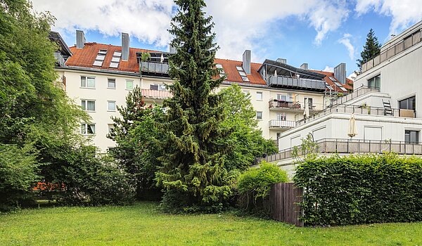 Apartamento de 1 habitación | München-Schwabing | 70454 | Gartenseite