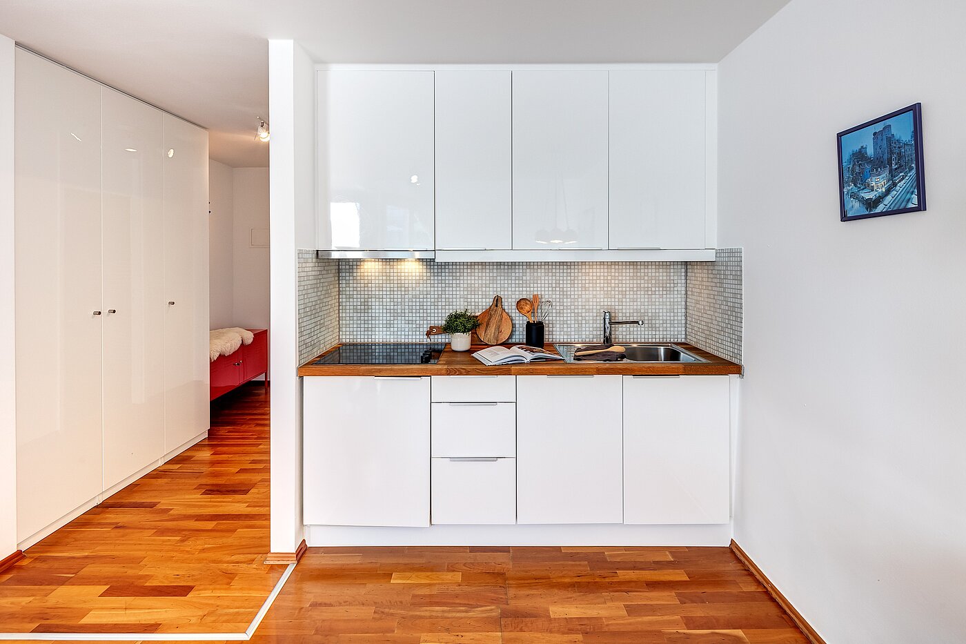 Apartamento de 1 habitación | München-Maxvorstadt | 70165 | Moderne Küchenzeile