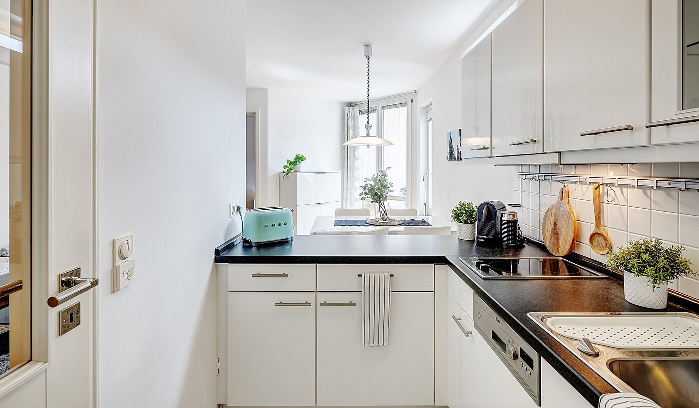 Apartamento de 1.5 habitaciones | München-Schwabing | 2205ML81 | Integrierte Apartmentküche...