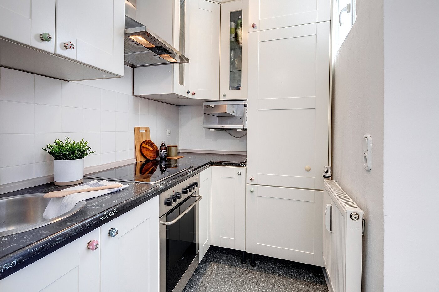 Apartamento de 1 habitación | München-Berg am Laim | 2003ML15 | Voll ausgestattete Küche mit