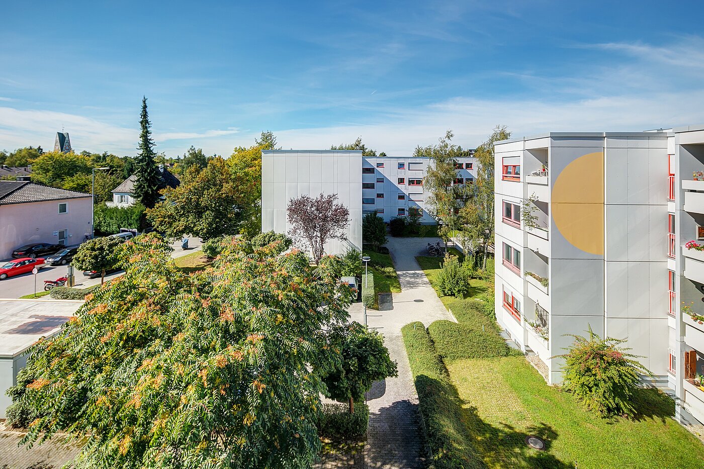 Apartamento de 2.5 habitaciones | München-Hadern | 70393 | Ausblick von der Loggia