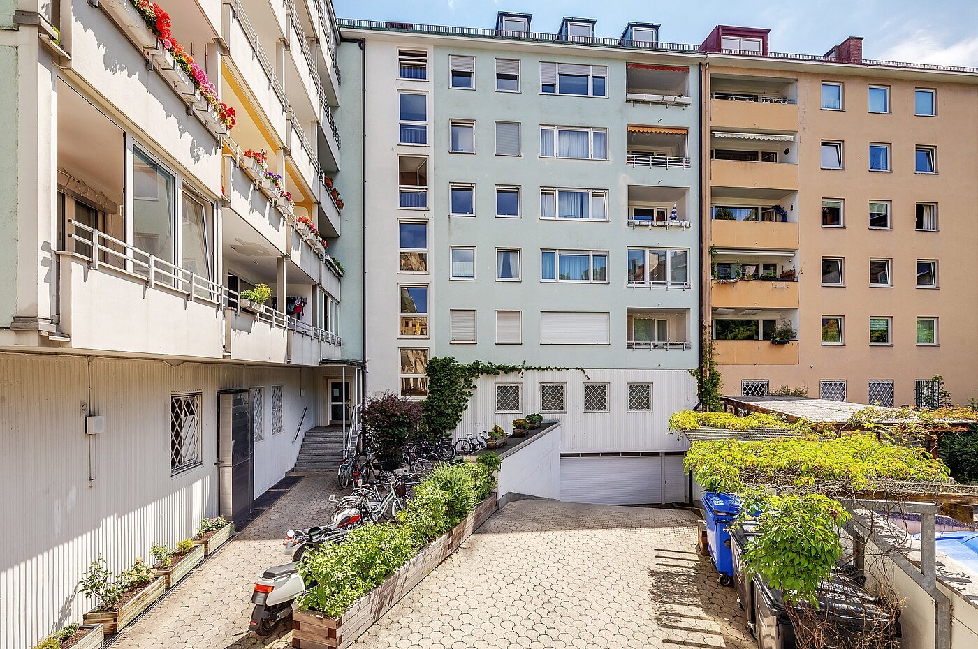 Apartamento de 3 habitaciones | München-Schwabing | 2006ML4 | Hofansicht
