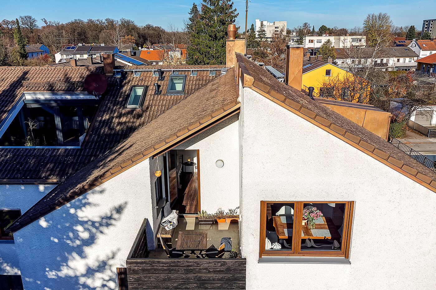 Apartamento de 2 habitaciones | München-Untermenzing | 70177 | Blick auf den Balkon