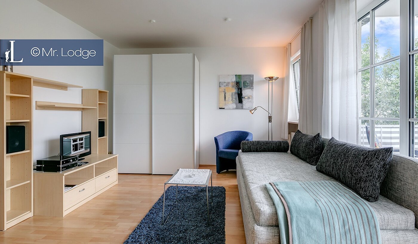 Apartamento de 1 habitación | München-Untermenzing | 1802ML1 | Großer Wohn- Schlafbereich