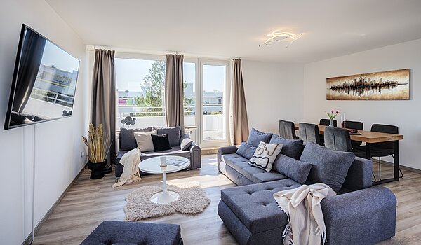 Piso con terraza  de 3.5 habitaciones | München-Berg am Laim | 704511 | Wohnbereich