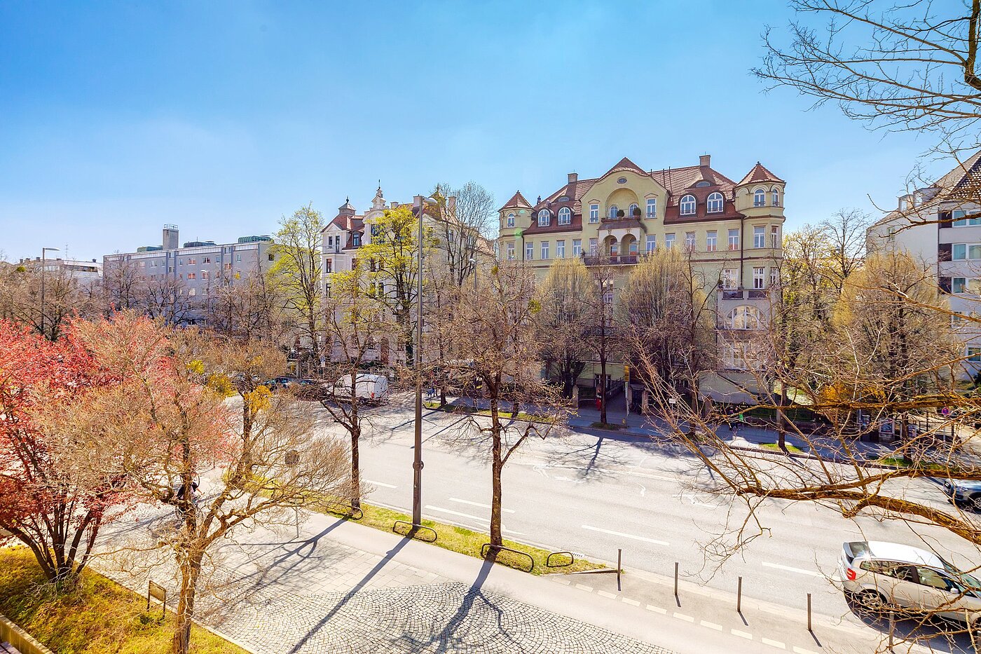 Apartamento de 2 habitaciones | München-Neuhausen | 2003ML5 | Blick auf die Nymphenburger