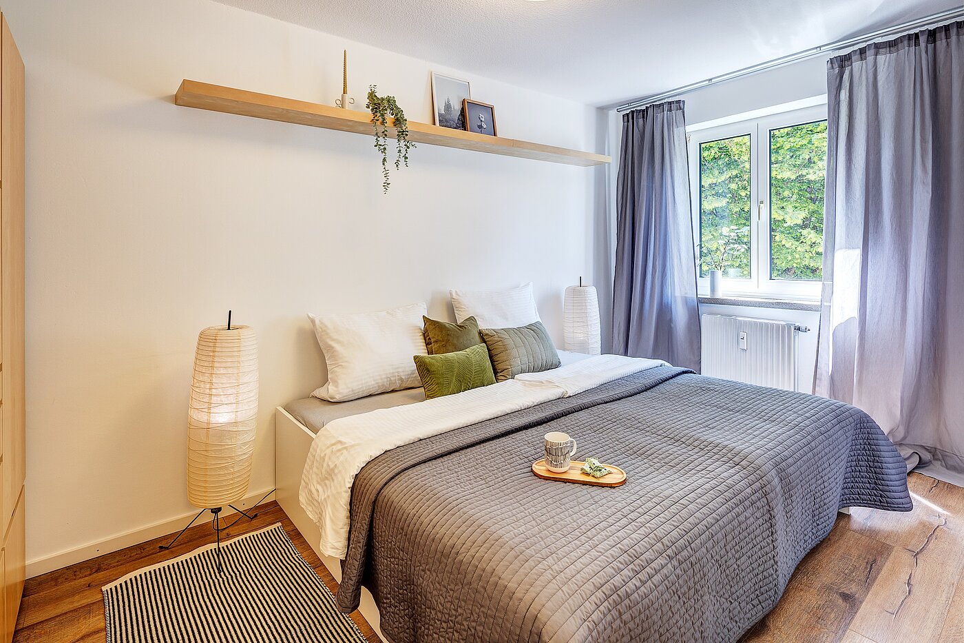 Apartamento de 2.5 habitaciones | München-Berg am Laim | 70030 | Schlafzimmer mit...