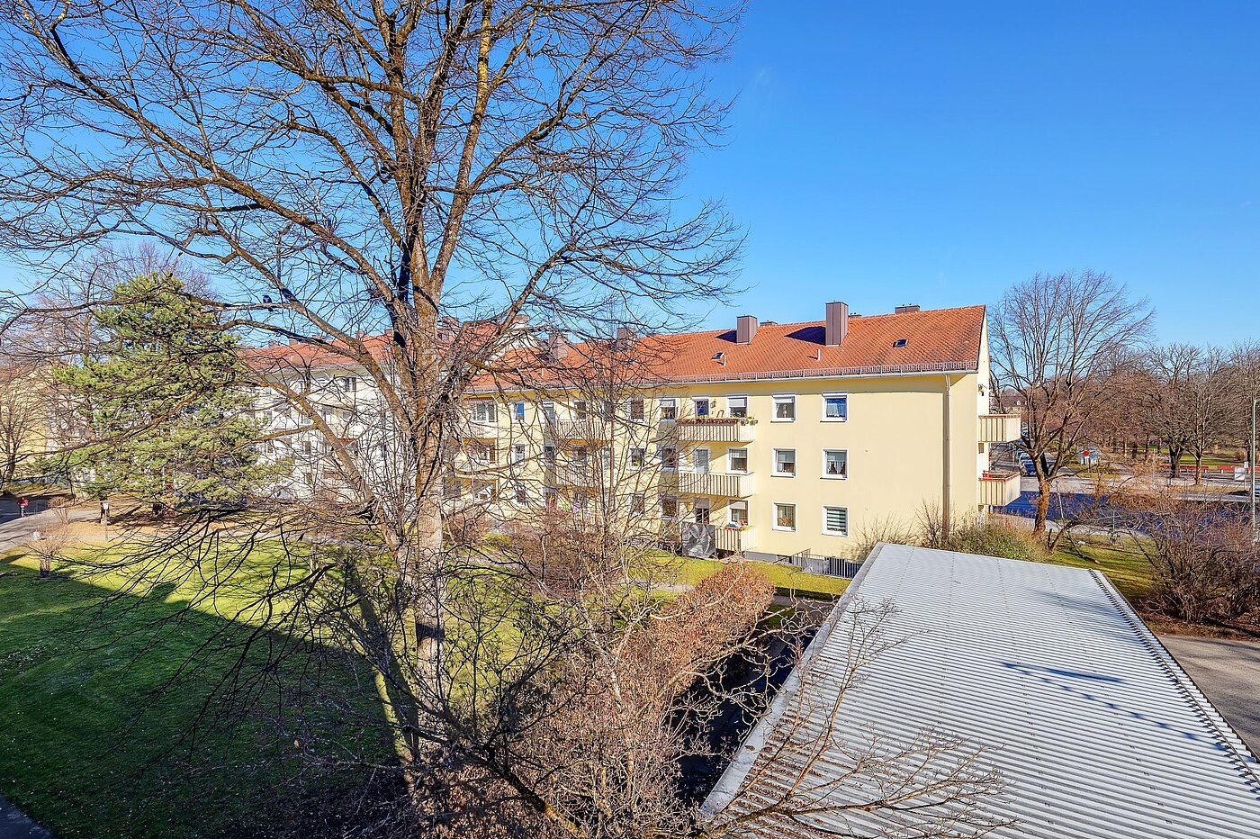 Apartamento de 4 habitaciones | München-Berg am Laim | 2002ML3 | Blick vom Balkon