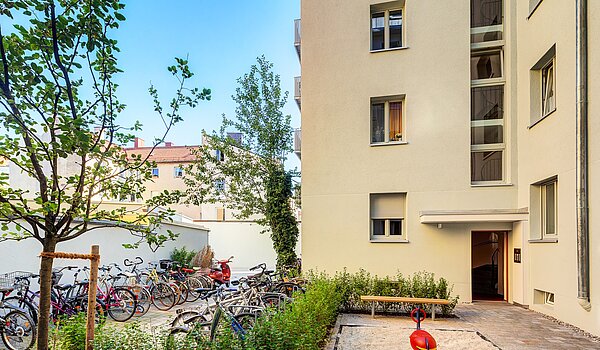 Apartamento de 2 habitaciones | München-Maxvorstadt | 70398 | Ruhiger Innenhof