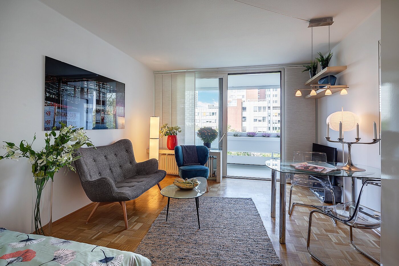 Apartamento de 1 habitación | München-Bogenhausen | 1809ML7 | Heller Wohnraum