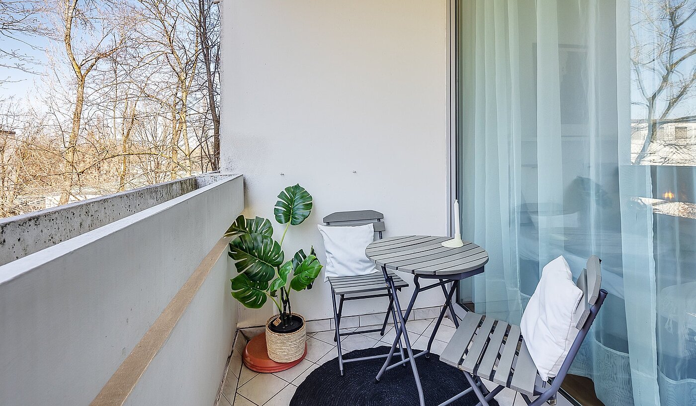 Apartamento de 1 habitación | München-Bogenhausen | 2103ML6 | Ein schönes Eck im Freien
