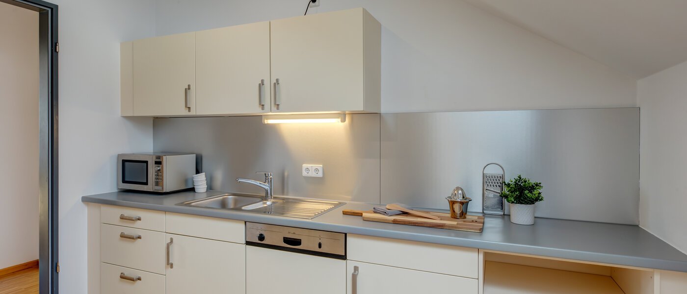 ático con terraza München Maxvorstadt - Museumsviertel 03 cocina 1