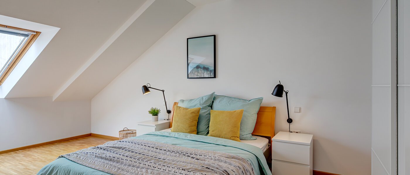 ático con terraza München Maxvorstadt - Museumsviertel 01 3. dormitorio 1