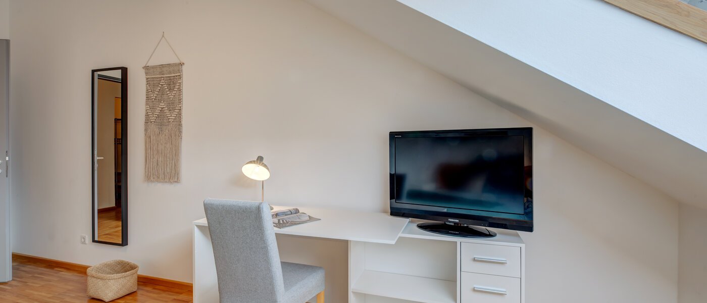 ático con terraza München Maxvorstadt - Museumsviertel 03 1. dormitorio 1