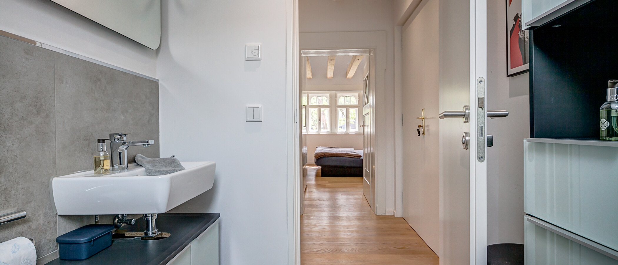 piso con galería München Schwabing (rechts der Leopoldstraße) 03 WC de invitados 10012