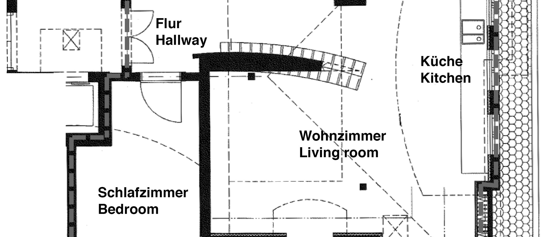 piso con galería München Schwabing (rechts der Leopoldstraße) 01 plano 10012