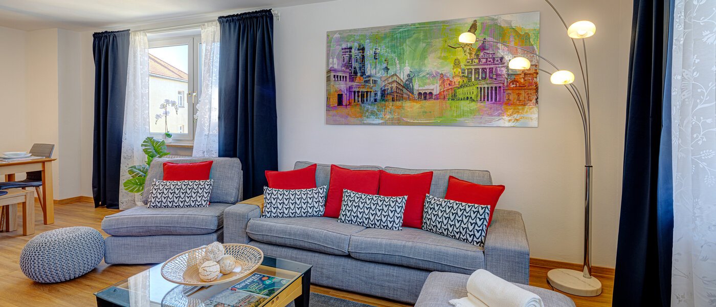 apartamento München Lehel 02 zona de día  10088