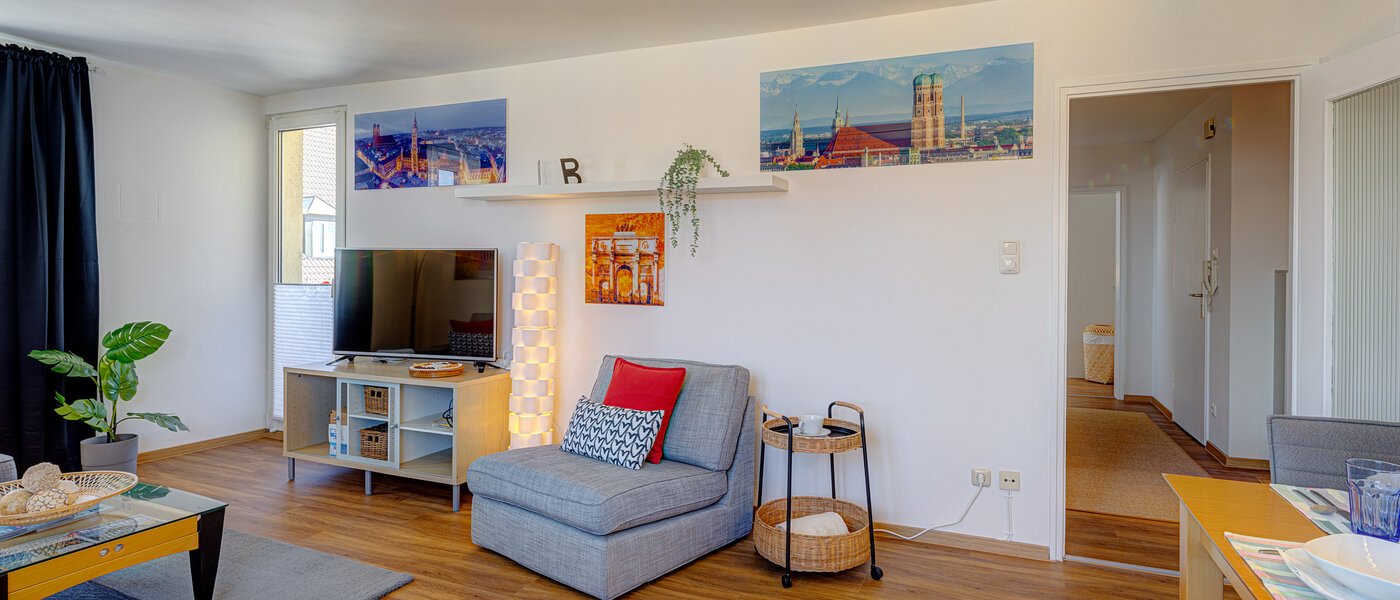 apartamento München Lehel 04 zona de día  10088