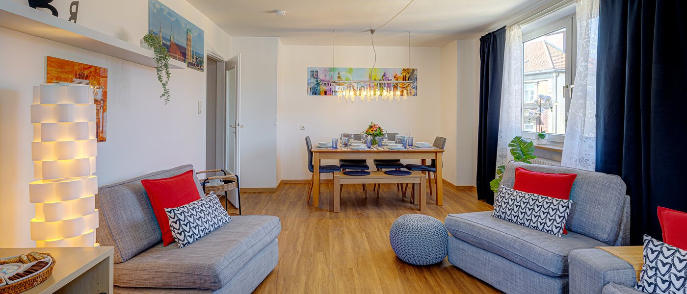 apartamento München Lehel 05 zona de día  10088