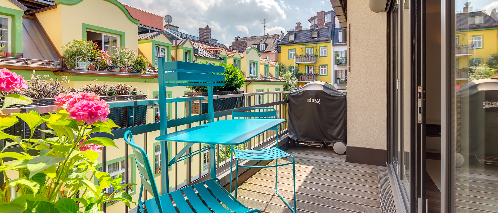apartamento München Maxvorstadt - Universitätsviertel 02 1. balcón 10142
