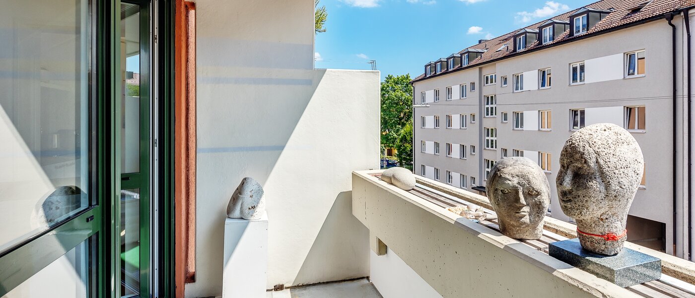 apartamento München Schwabing-West (rund um den Hohenzollernplatz) 02 balcón 10175