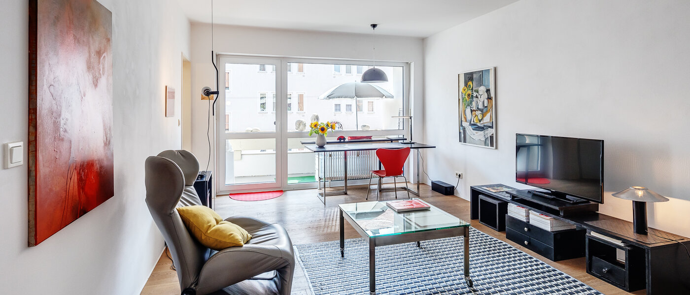 apartamento München Schwabing-West (rund um den Hohenzollernplatz) 01 zona de día  10175