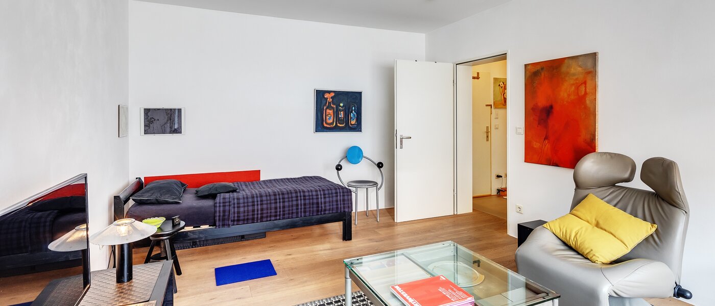 apartamento München Schwabing-West (rund um den Hohenzollernplatz) 04 zona de día  10175