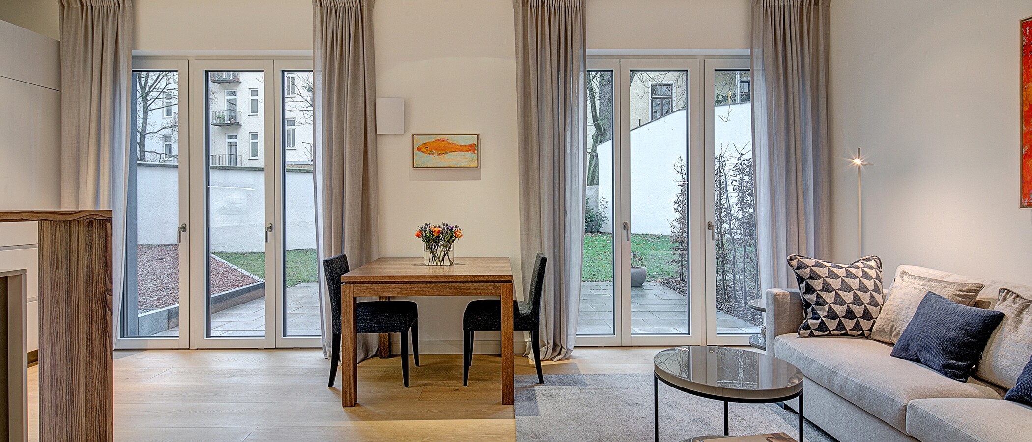 apartamento München Lehel 02 zona de día  10209