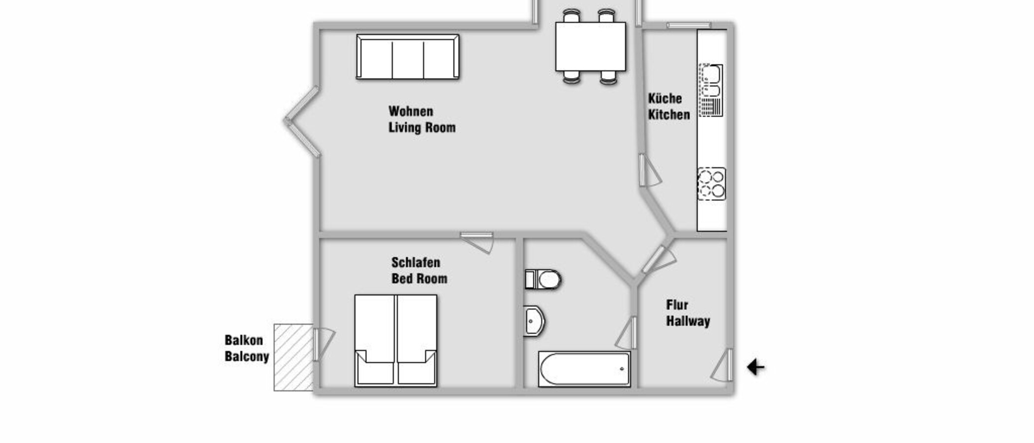 apartamento Neubiberg 01 plano 10247