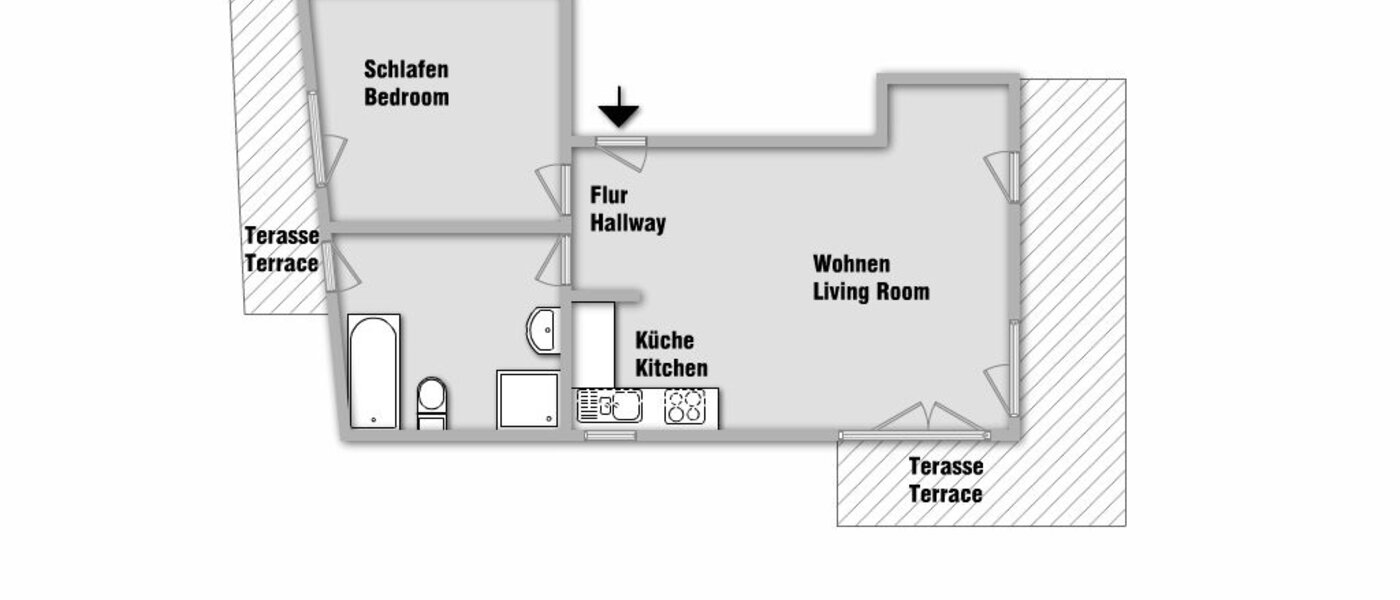 ático con terraza München Ramersdorf 01 plano 10340