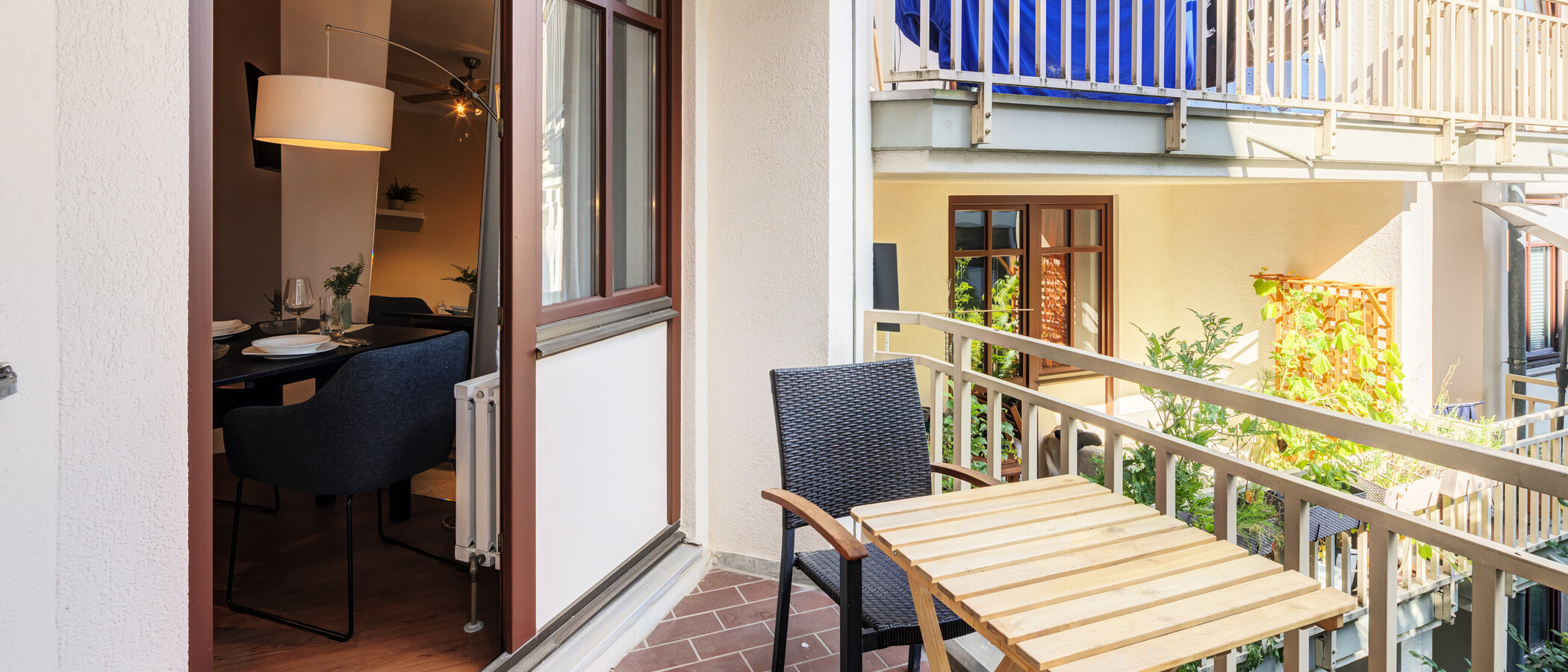 apartamento München Maxvorstadt - Universitätsviertel 02 balcón 10343