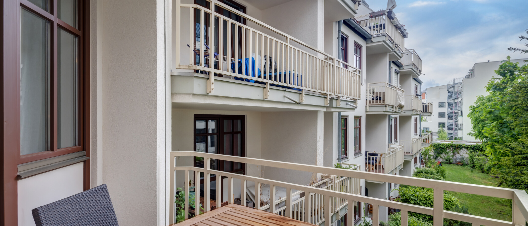 apartamento München Maxvorstadt - Universitätsviertel 03 balcón 10343