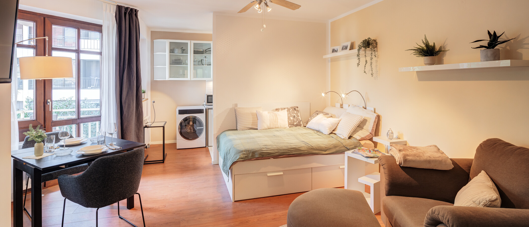 apartamento München Maxvorstadt - Universitätsviertel 01 zona de día  10343