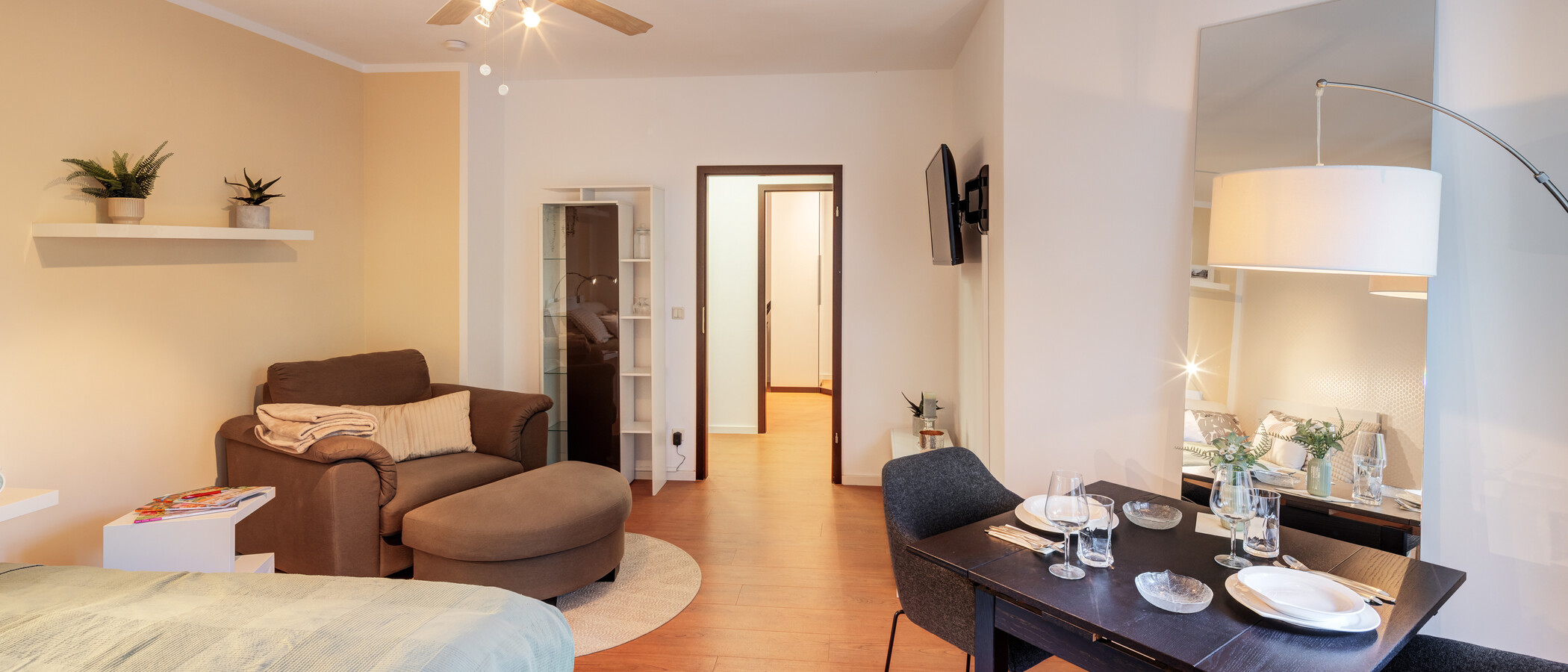 apartamento München Maxvorstadt - Universitätsviertel 03 zona de día  10343