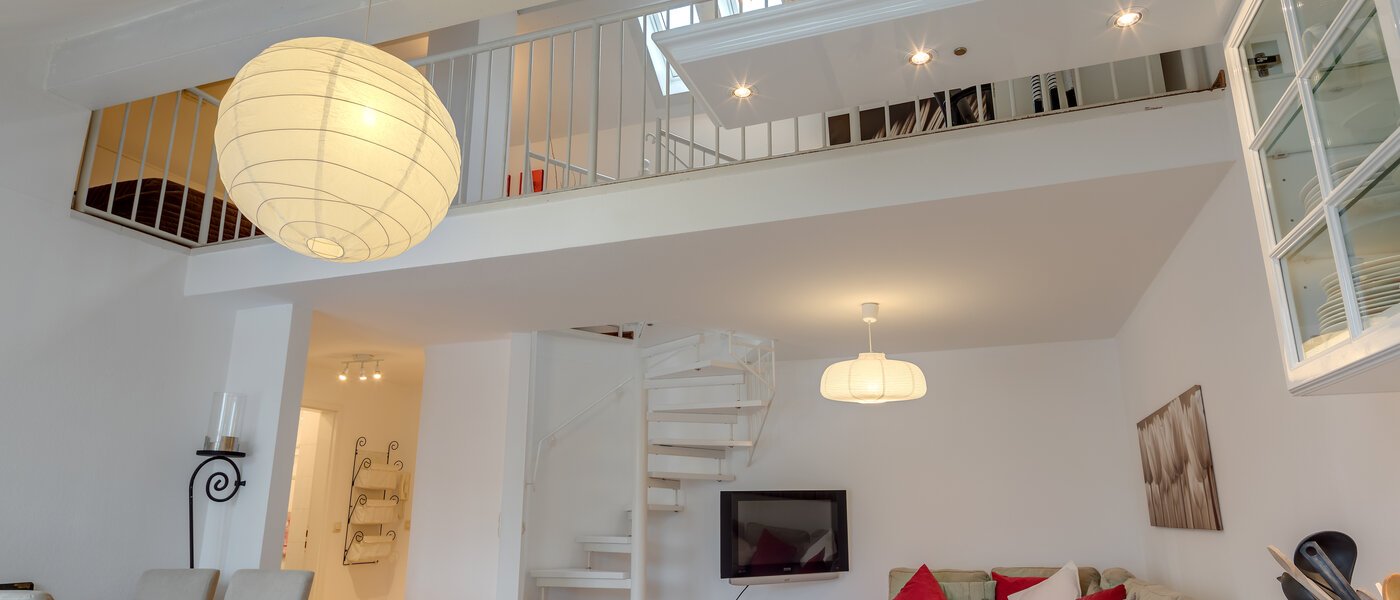 piso con galería München Fasangarten 04 salón 10367