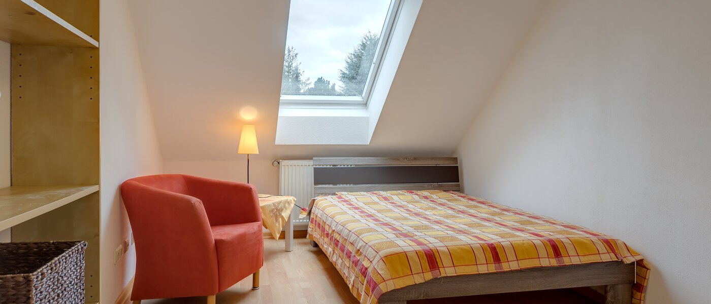 piso con galería München Fasangarten 01 dormitorio 10367