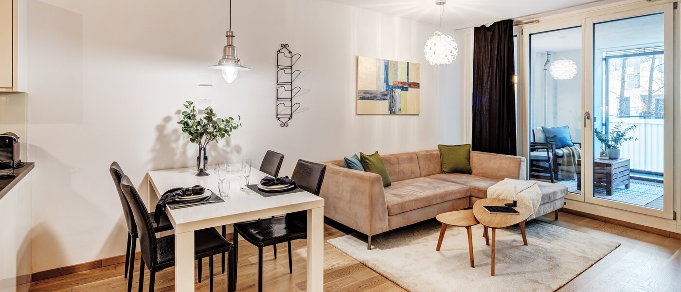 apartamento München Maxvorstadt - Westen 01 zona de día  10381