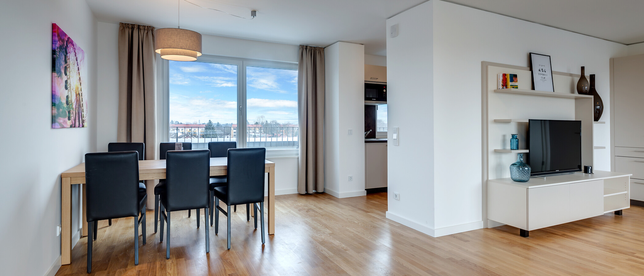 ático München Am Hart 01 comedor 10425