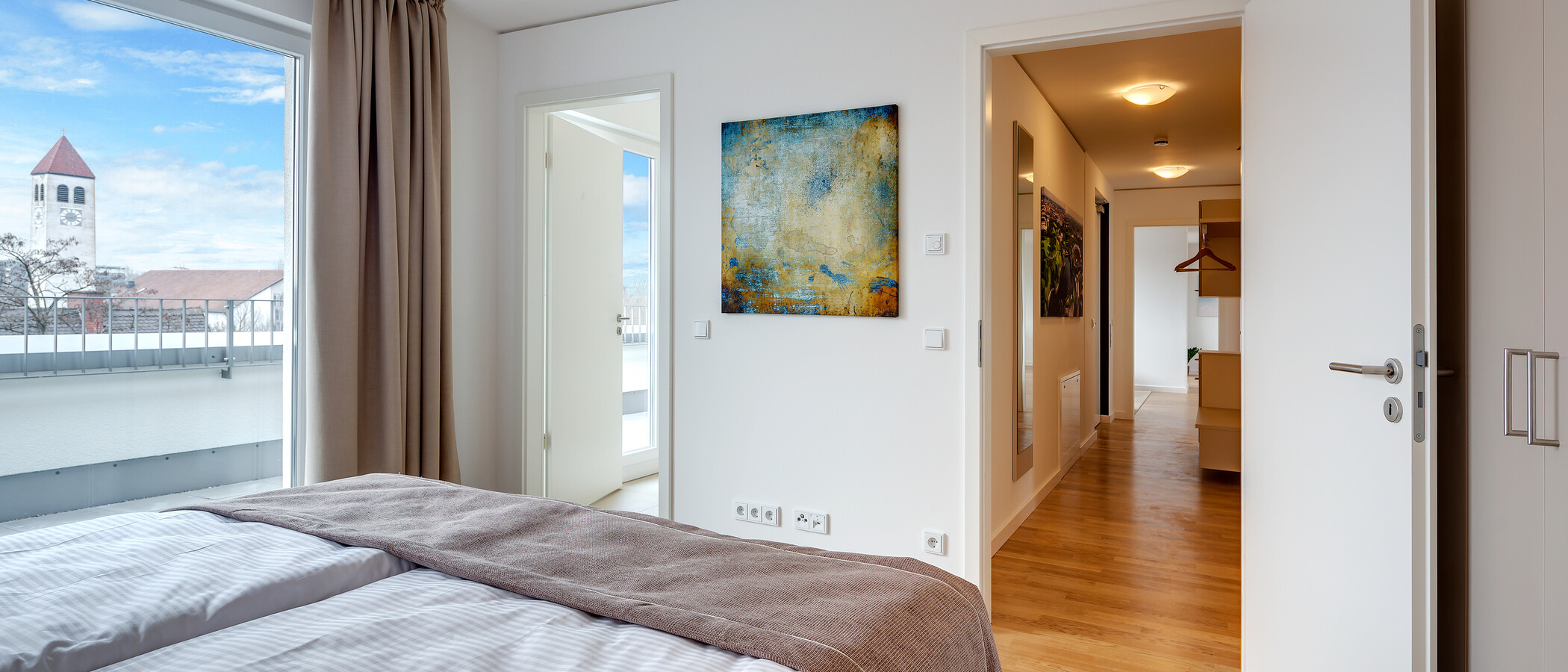 ático München Am Hart 03 dormitorio 10425