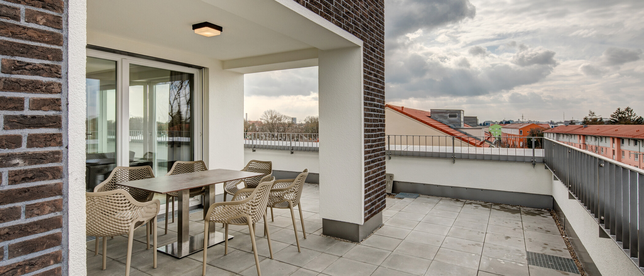 ático München Am Hart 01 terraza 10439