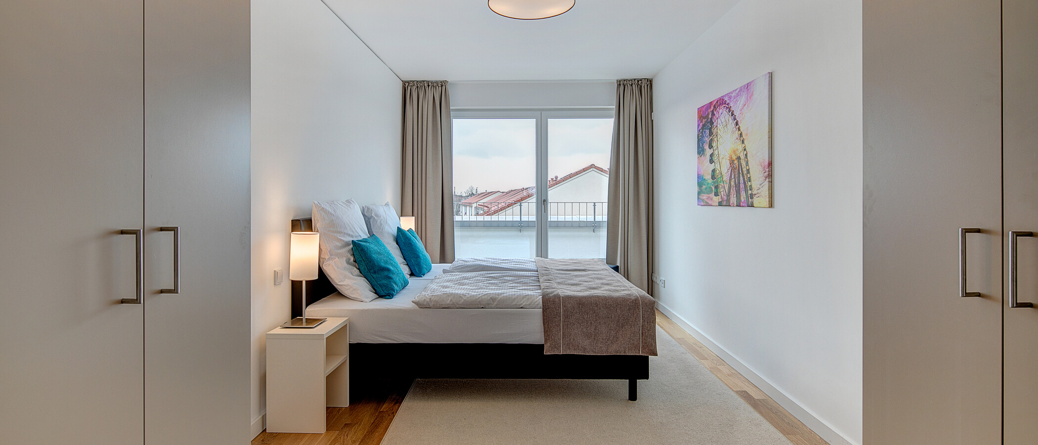 ático München Am Hart 01 dormitorio 10439